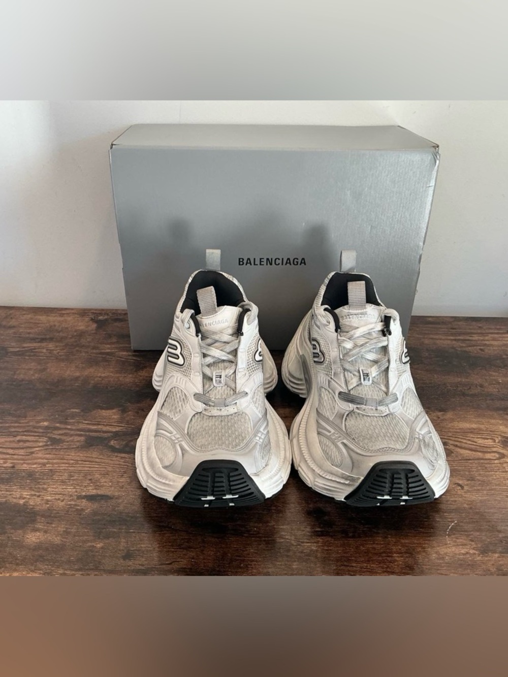 Balenciaga 10XL Sneaker 'White Grey' - Picture 8 of 9